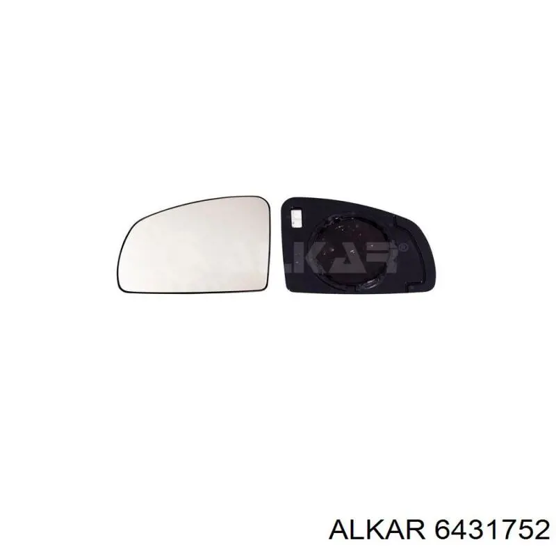 13148964 Opel cristal de espejo retrovisor exterior izquierdo