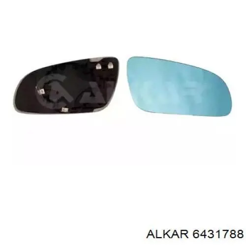 8D0857535D VAG Cristal de espejo retrovisor exterior izquierdo