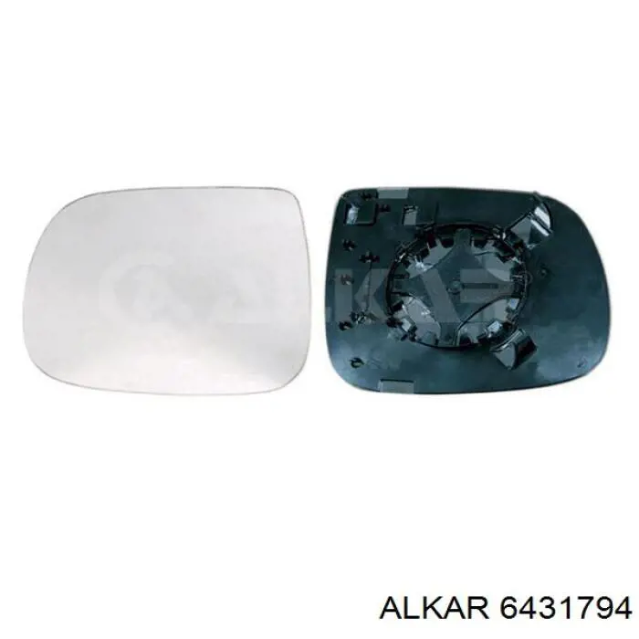 6431794 Alkar cristal de espejo retrovisor exterior izquierdo