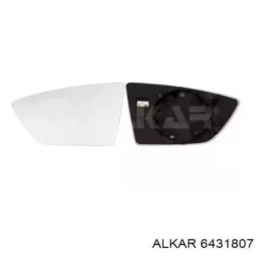 6431807 Alkar cristal de espejo retrovisor exterior izquierdo