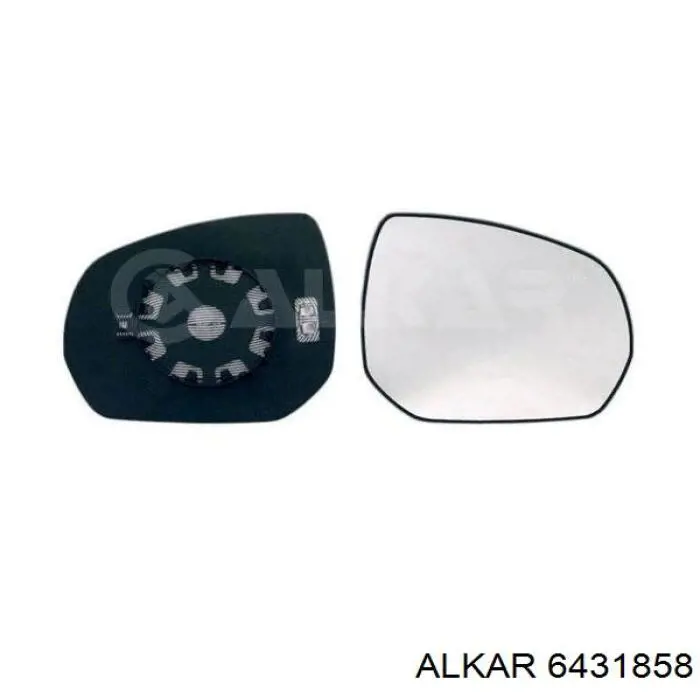 6431858 Alkar cristal de espejo retrovisor exterior izquierdo