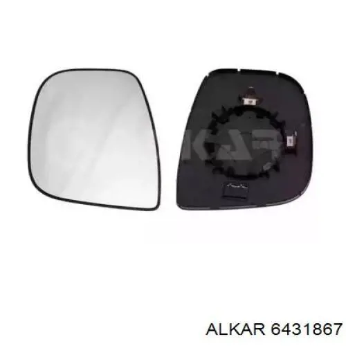 Cristal de espejo retrovisor exterior izquierdo Alkar 6431867 precio, desde 29,96 EUR
