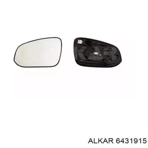 6431915 Alkar cristal de espejo retrovisor exterior izquierdo