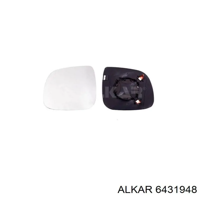 6431948 Alkar cristal de espejo retrovisor exterior izquierdo