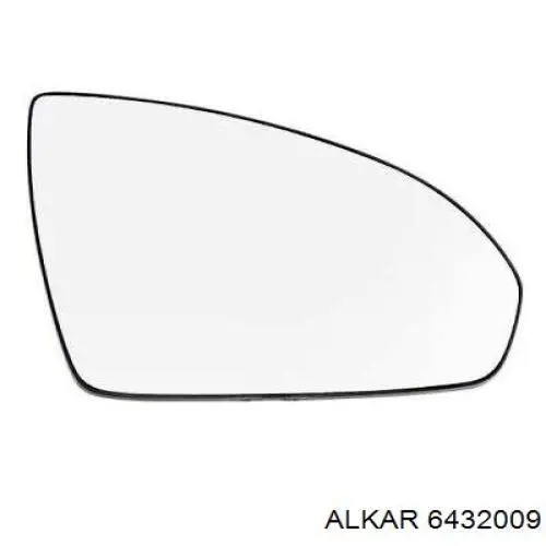6432009 Alkar cristal de espejo retrovisor exterior derecho