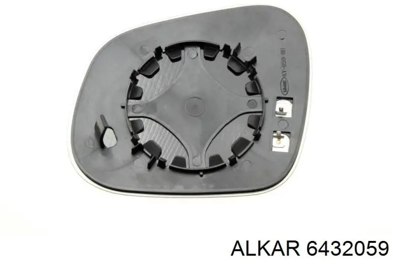 6432059 Alkar cristal de espejo retrovisor exterior derecho