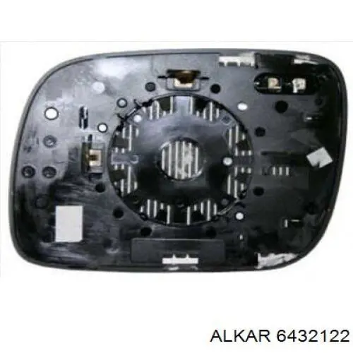 Cristal de espejo retrovisor derecho 6432122 Alkar