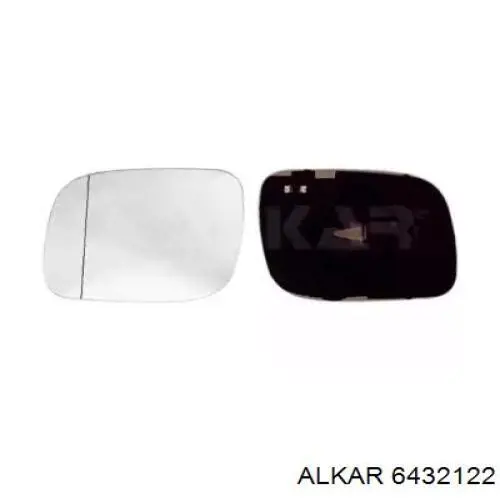 Cristal de retrovisor exterior derecho Alkar 6432122
