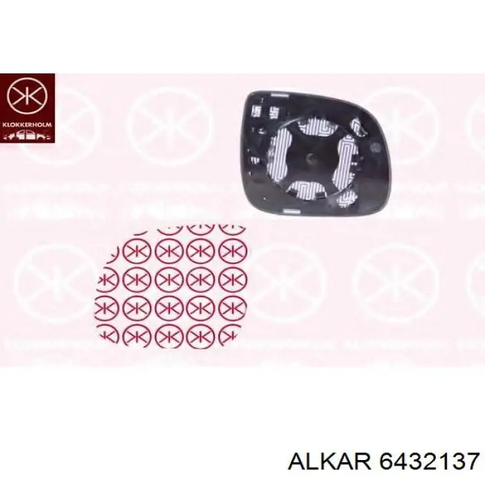 Comprar 6432137 Alkar Cristal de espejo retrovisor derecho