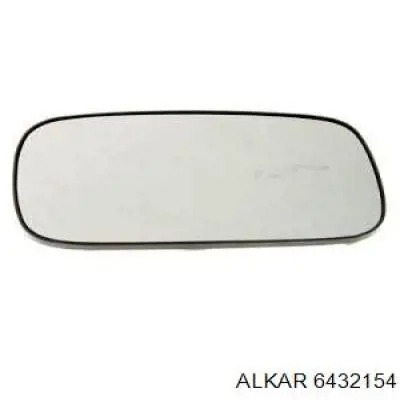 6432154 Alkar cristal de espejo retrovisor exterior derecho