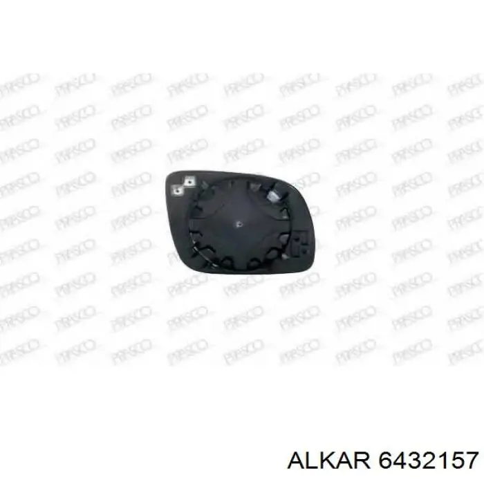 Cristal de espejo retrovisor derecho 6432157 Alkar