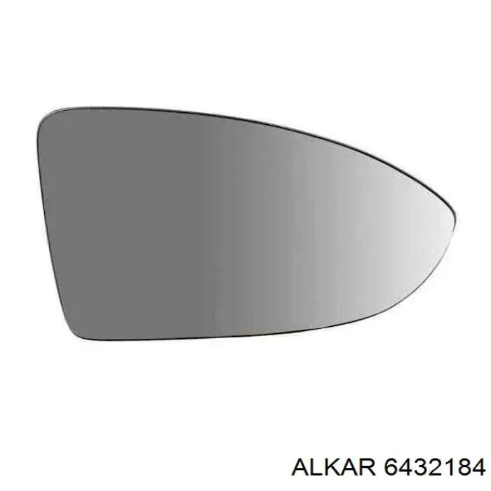 6432184 Alkar cristal de espejo retrovisor exterior derecho