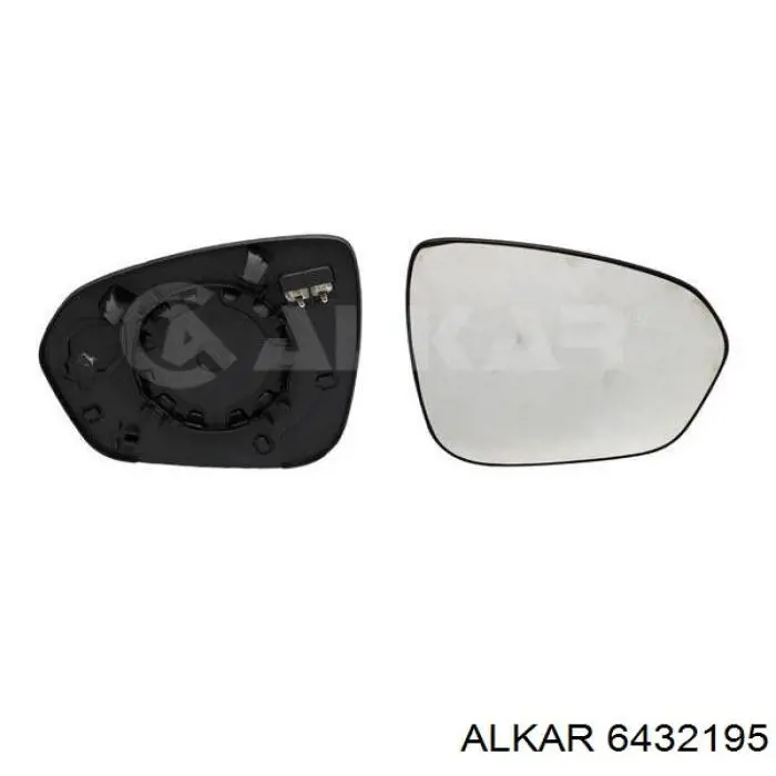 Cristal de espejo retrovisor derecho 963650114R Renault (RVI)