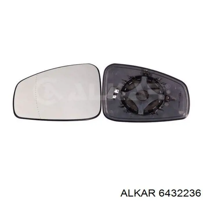BSG 75-910-019 BSG cristal de espejo retrovisor exterior derecho