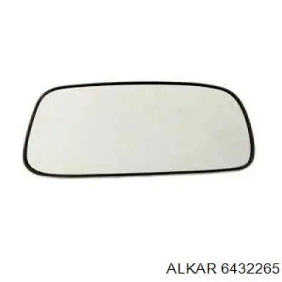 Cristal de espejo retrovisor derecho 6432265 Alkar