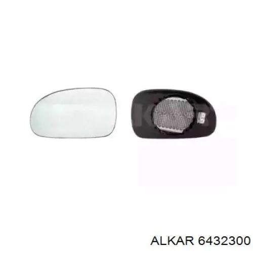 Cristal de espejo retrovisor derecho Alkar 6432300 precio, desde 29,26 EUR