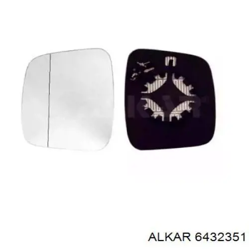 Cristal de espejo retrovisor derecho Alkar 6432351 precio, desde 15,76 EUR
