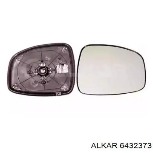 71768253 Fiat/Alfa/Lancia cristal de espejo retrovisor exterior derecho