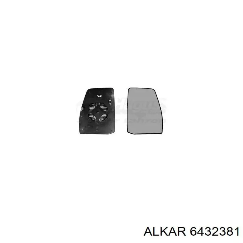 Cristal de espejo retrovisor derecho Alkar 6432381 precio, desde 31,50 EUR