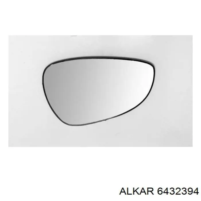 6432394 Alkar cristal de espejo retrovisor exterior derecho