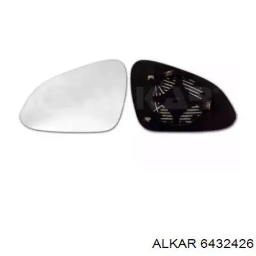 Cristal de retrovisor exterior derecho Alkar 6432426