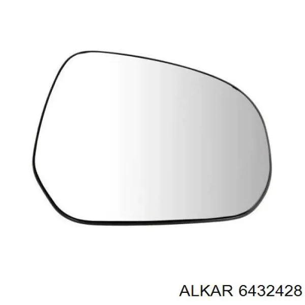 6432428 Alkar cristal de espejo retrovisor exterior derecho