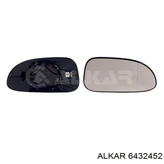 Comprar 6432452 Alkar Cristal de espejo retrovisor derecho