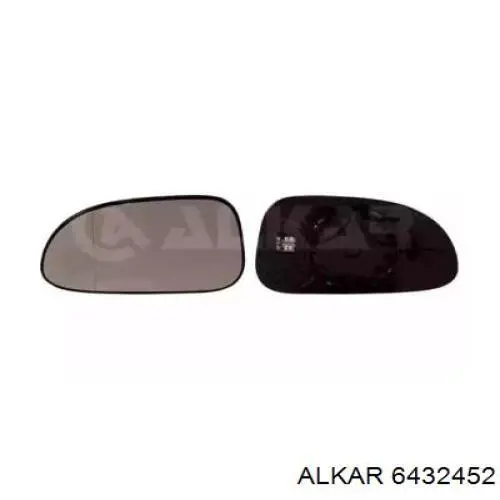 96545748 Opel cristal de espejo retrovisor exterior derecho