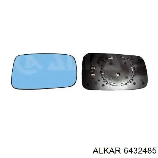 6432485 Alkar cristal de espejo retrovisor exterior derecho