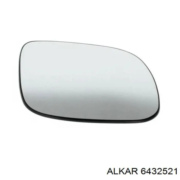 6432521 Alkar Cristal de espejo retrovisor derecho