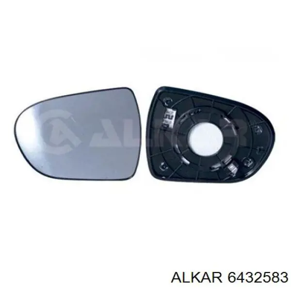 Cristal de espejo retrovisor derecho 31300371 TYC