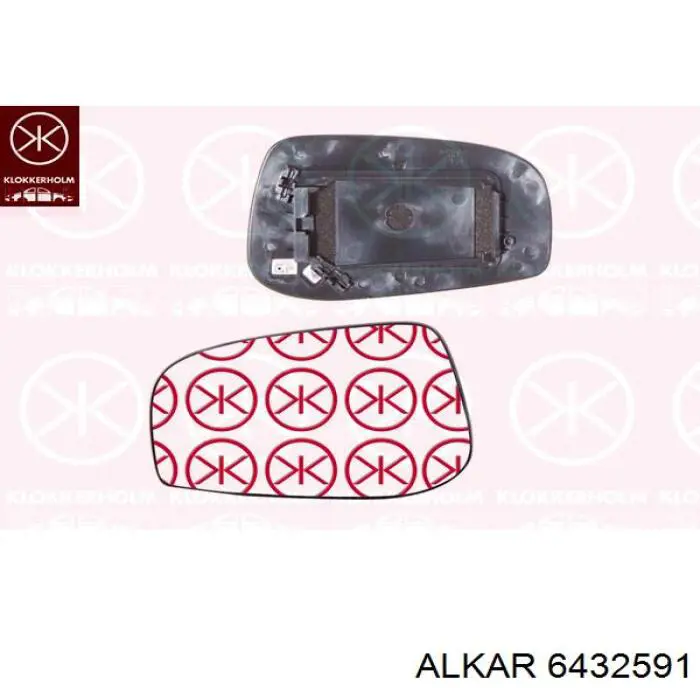 Comprar 6432591 Alkar Cristal de espejo retrovisor derecho