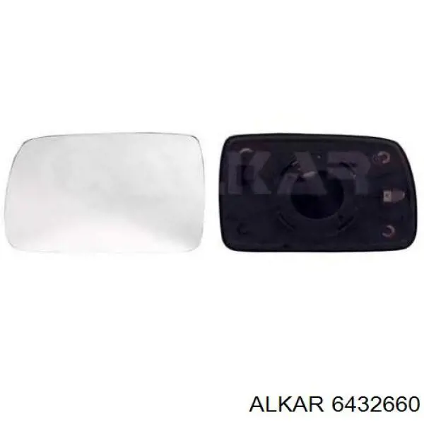 Cristal de espejo retrovisor derecho 876211W030 Hyundai/Kia