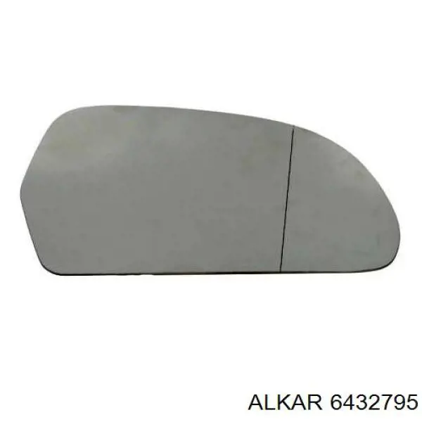 6432795 Alkar cristal de espejo retrovisor exterior derecho