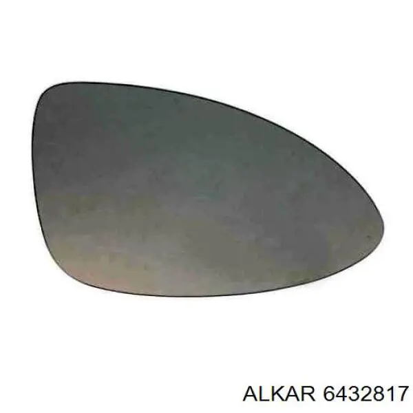 6432817 Alkar cristal de espejo retrovisor exterior derecho
