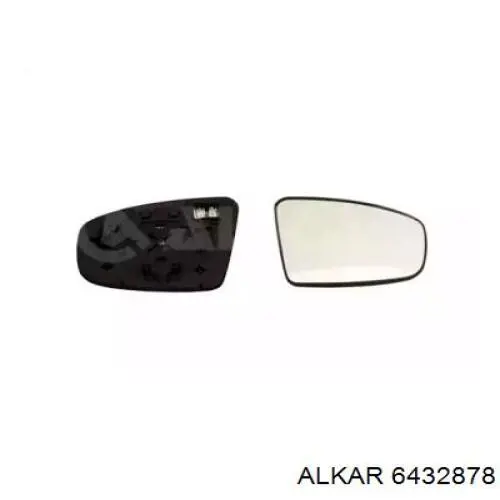 963651BD0A Nissan cristal de espejo retrovisor exterior derecho