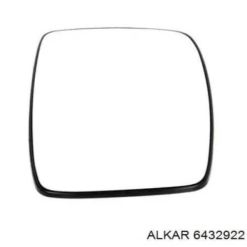 6432922 Alkar cristal de espejo retrovisor exterior derecho