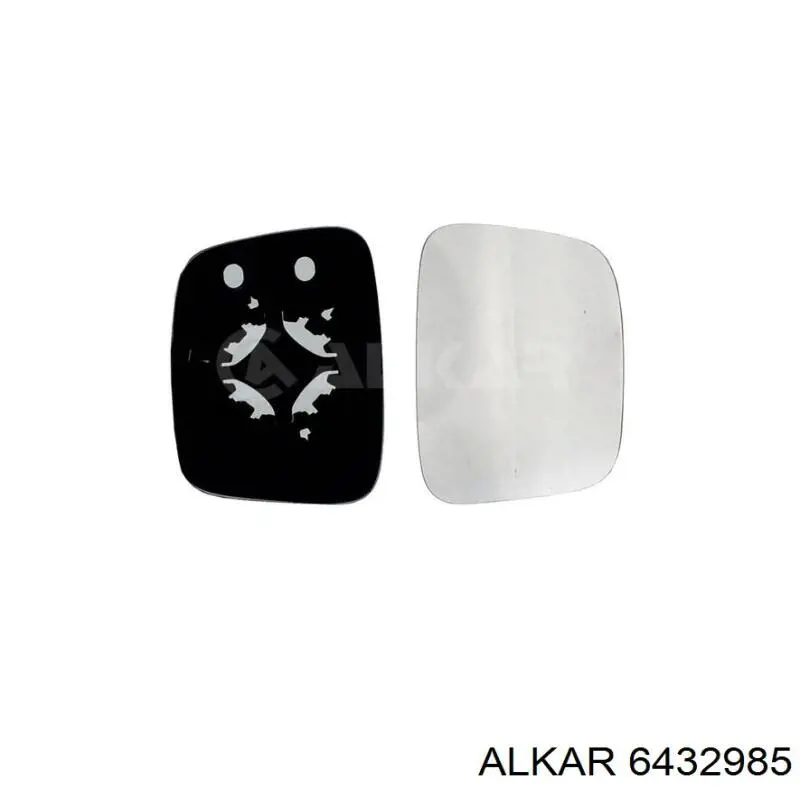 6432985 Alkar cristal de espejo retrovisor exterior derecho