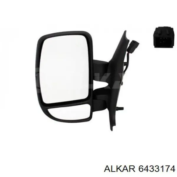 Cristal de espejo retrovisor 6433174 Alkar