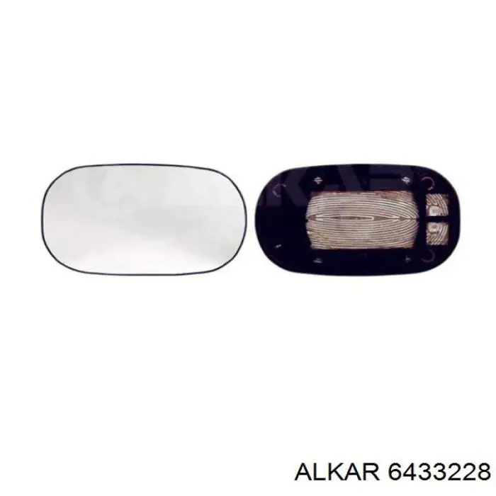 6433228 Alkar elemento para espejo retrovisor