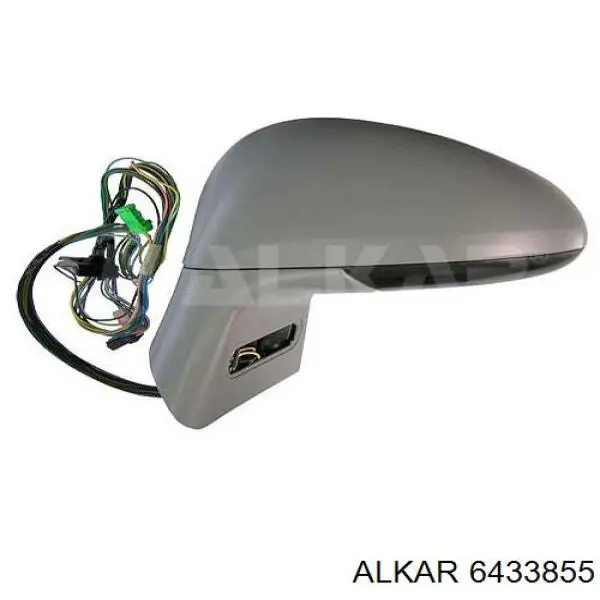 6433855 Alkar cristal de espejo retrovisor exterior izquierdo