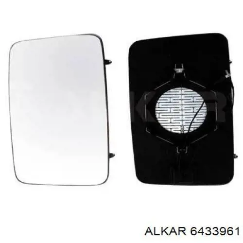 6433961 Alkar cristal de espejo retrovisor exterior derecho
