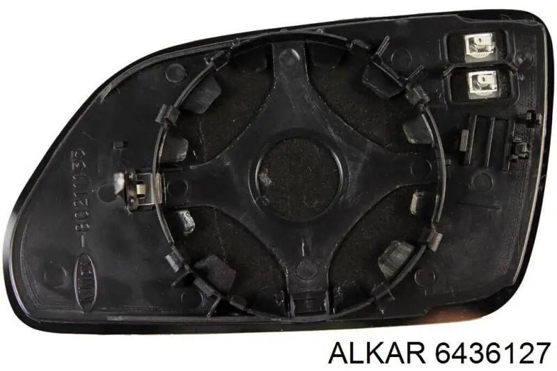 Cristal de espejo retrovisor derecho 6436127 Alkar