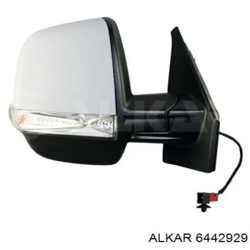 95511544 Peugeot/Citroen cristal de espejo retrovisor exterior derecho