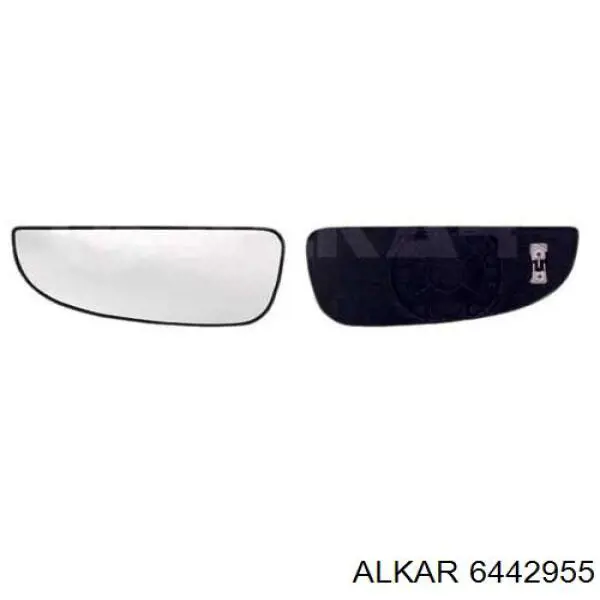 6442955 Alkar cristal de espejo retrovisor exterior derecho