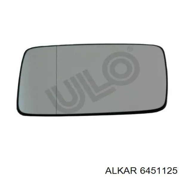 Cristal de espejo retrovisor exterior izquierdo 6451125 Alkar
