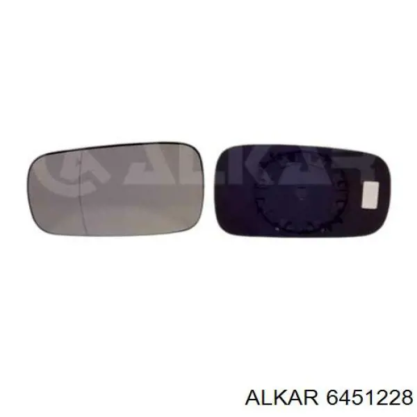 6451228 Alkar cristal de espejo retrovisor exterior izquierdo