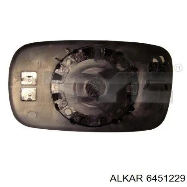 Cristal de espejo retrovisor exterior izquierdo 6451229 Alkar
