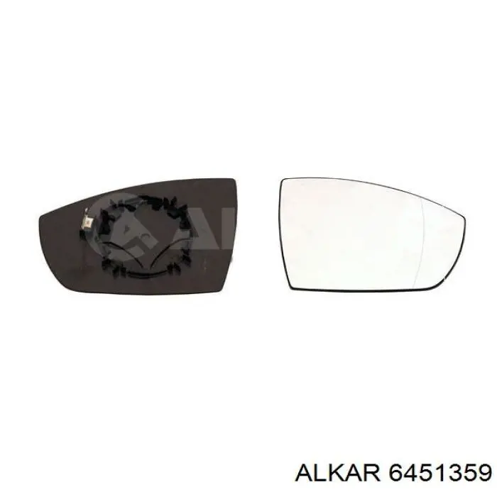 6451359 Alkar cristal de espejo retrovisor exterior izquierdo