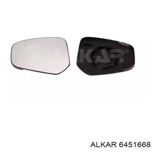 6451668 Alkar cristal de espejo retrovisor exterior izquierdo